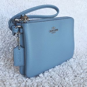 COACH Wristlet Light Blue